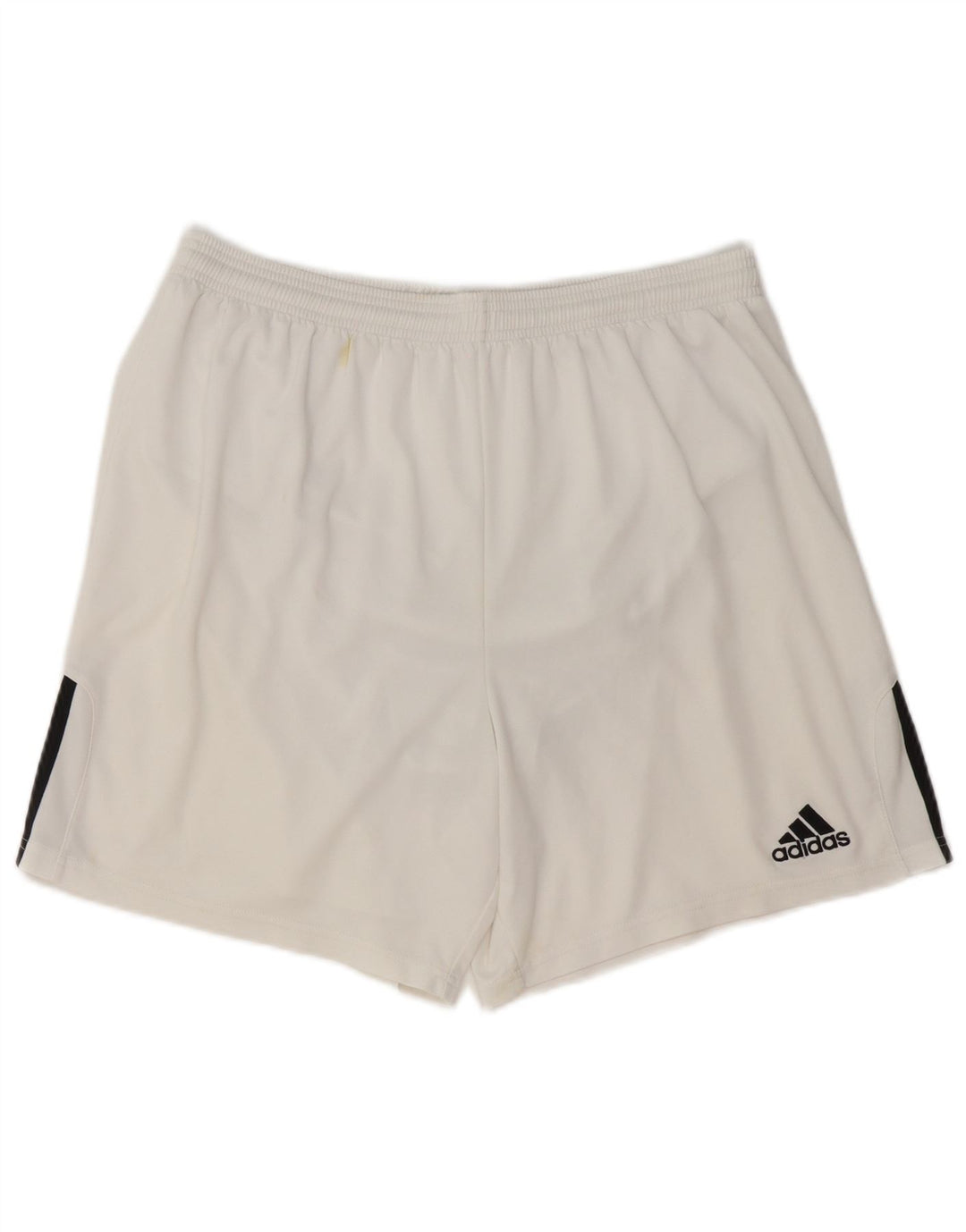 Adidas Herren-Sportshorts, groß, weißes Colourblock-Polyester