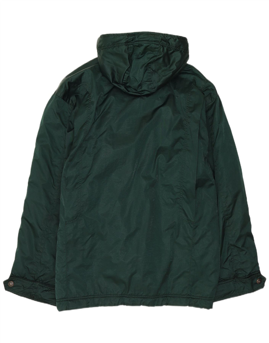 Belfe & Belfe Herren-Windbreakerjacke mit Kapuze IT 48 Mittelgrünes Polyester