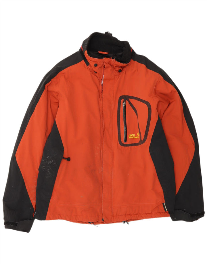 Jack Wolfskin Herren Skijacke UK 40/42 XL Orange Colourblock Polyamid