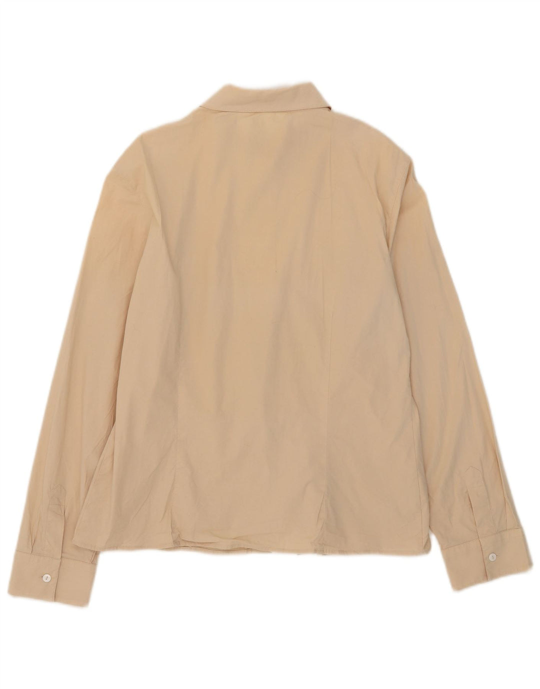 ALVIERO MARTINI Damenhemd UK 16 Large Beige Baumwolle