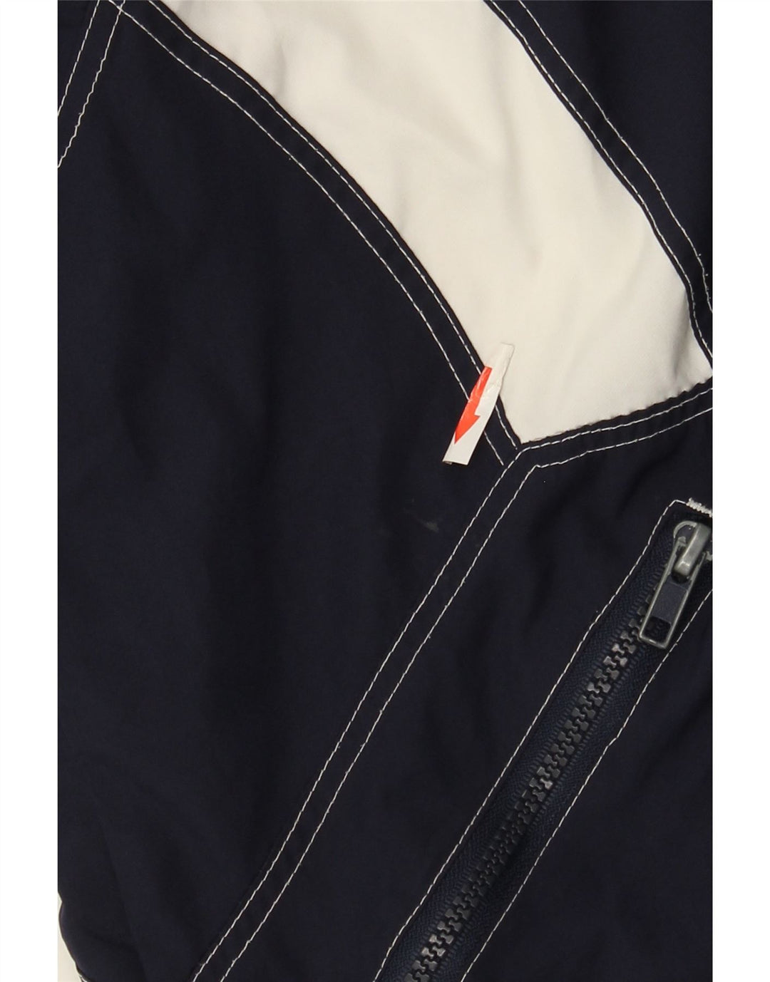 Active Herren-Trainingsanzug-Top-Jacke, groß, Marineblau, Farbblock