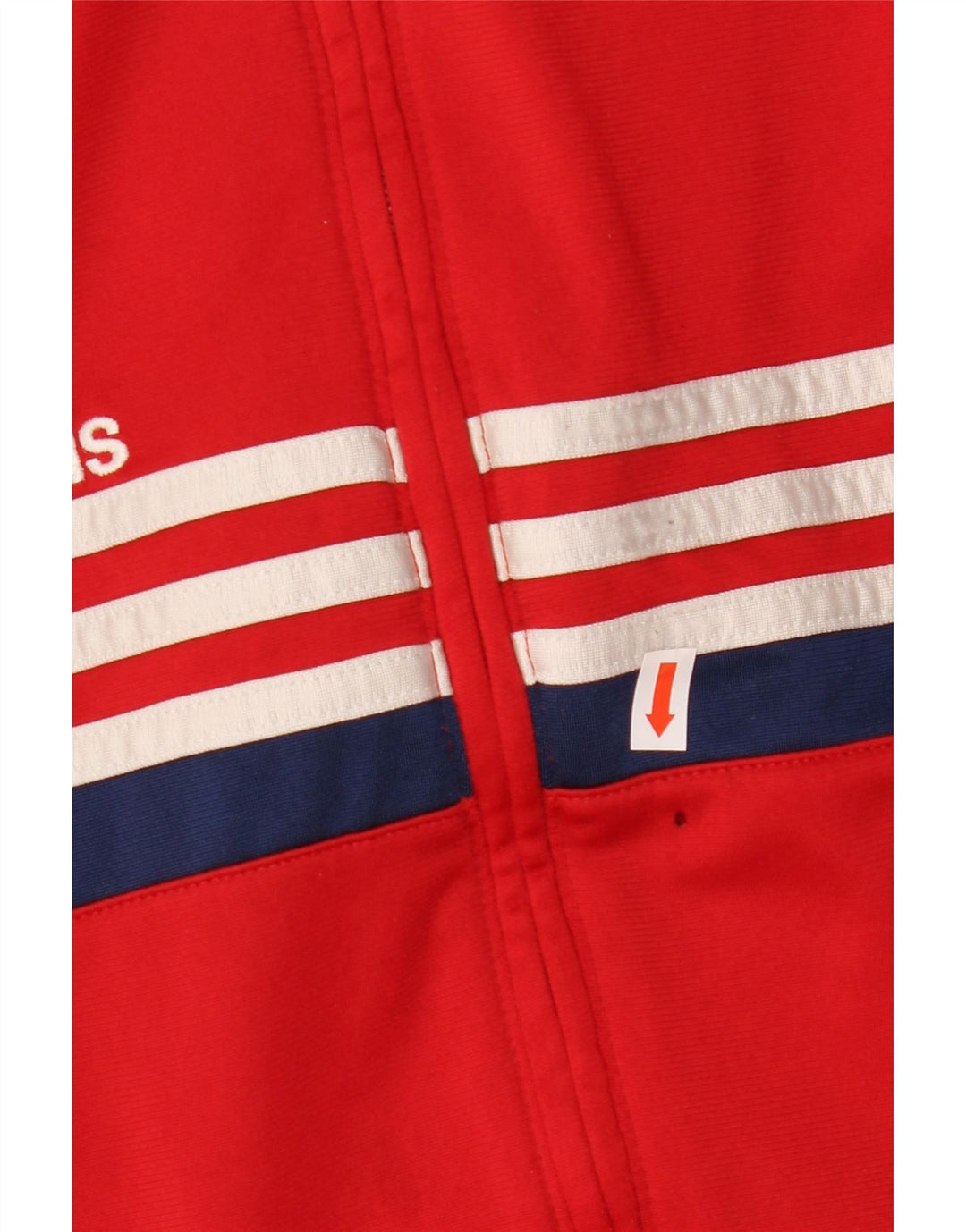 Adidas Jungen Grafik-Trainingsanzug-Top-Jacke, 13–14 Jahre, rotes Polyester