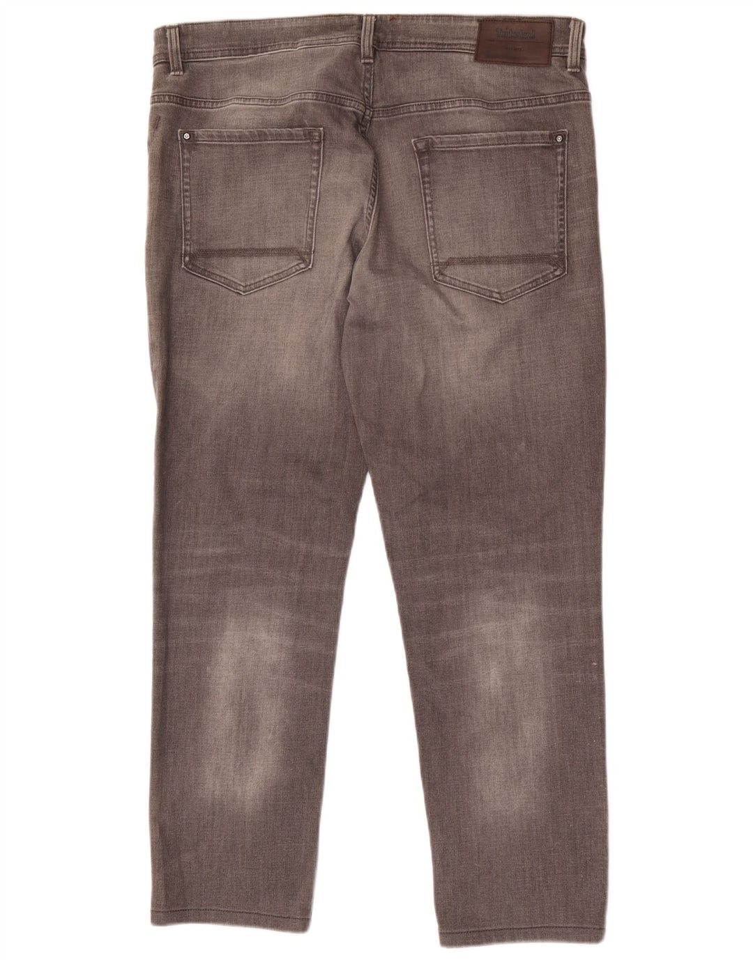 Timberland Herren Tapered Jeans W38 L30 Graue Baumwolle