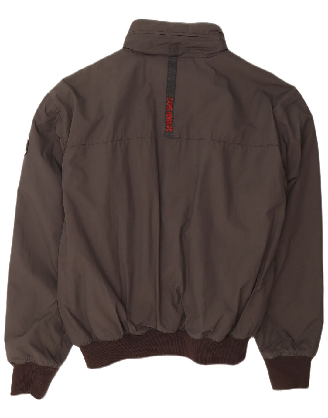Cape Horn Herren-Bomberjacke mit Kapuze, UK 44 2XL, braunes Polyamid