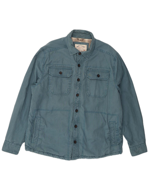 Fat Face Herren Holzfällerhemd 2XL Blau Baumwolle