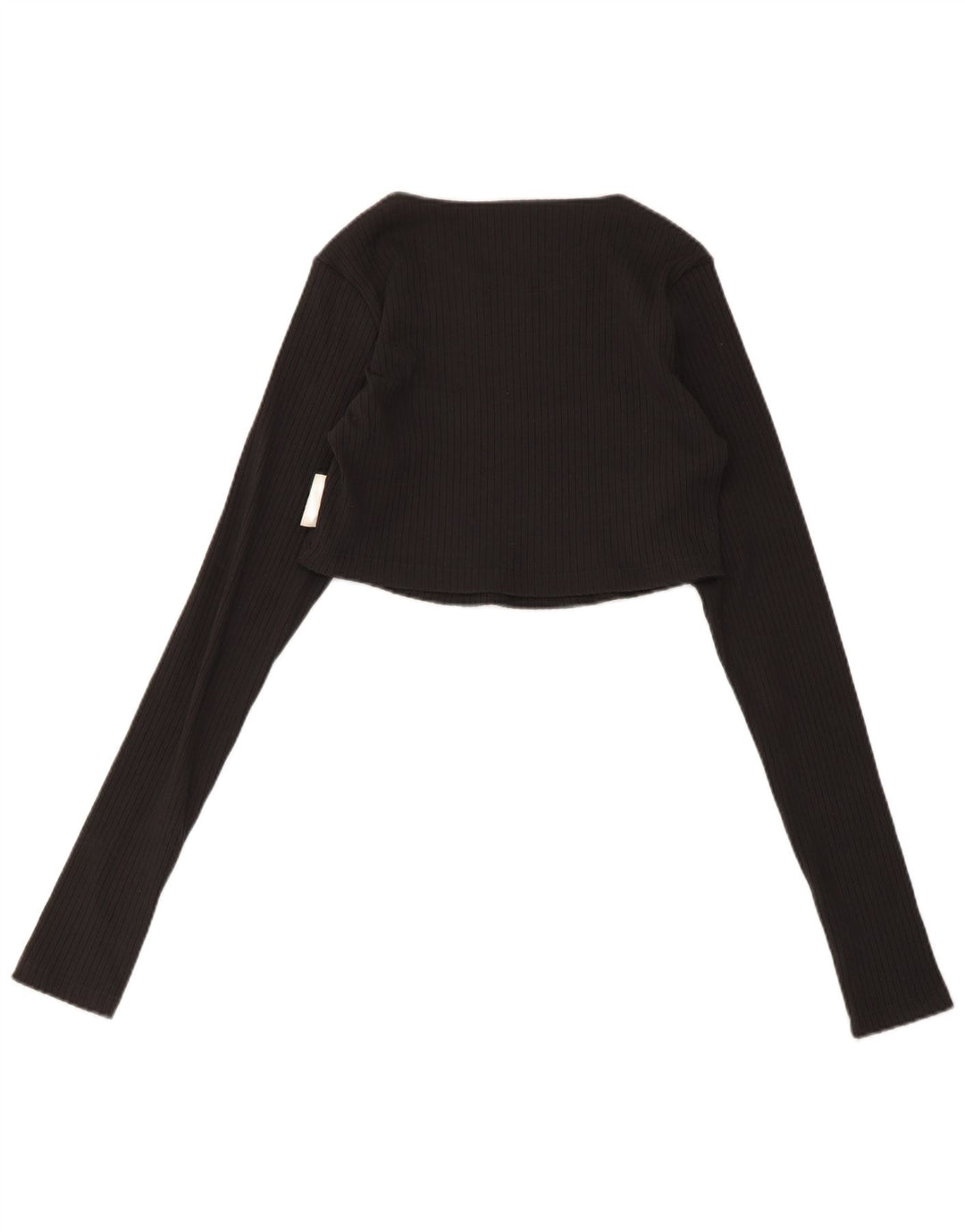Adidas Damen Langarm Crop Top UK 14 Large Grau