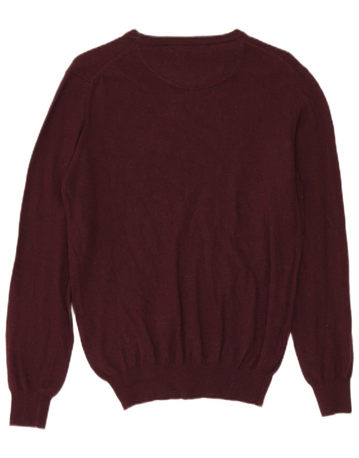 Harmont & Blaine Herren-Pullover mit U-Boot-Ausschnitt, klein, kastanienbraune Wolle