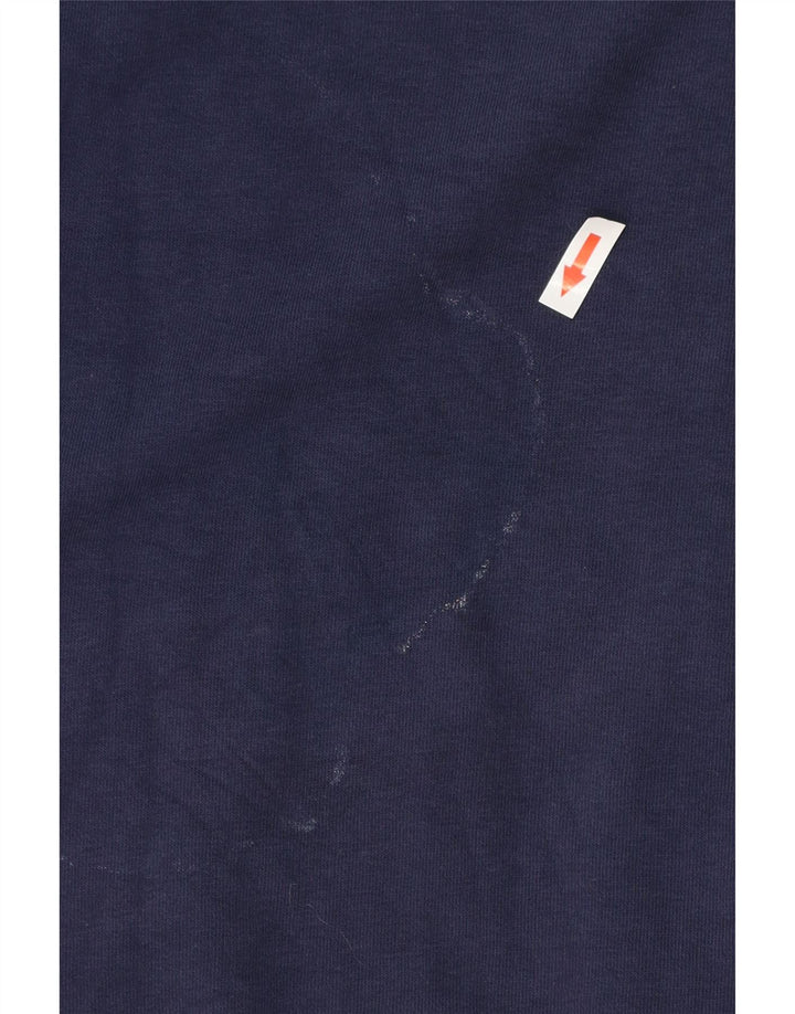 Puma Herren-Kapuzenpullover mit Reißverschluss, mittelmarineblaue Baumwolle