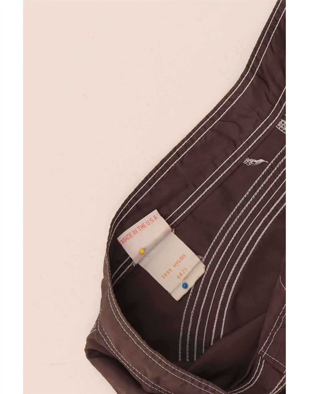 Sundek Herren-Badeshorts aus mittelgrauem Colourblock-Nylon