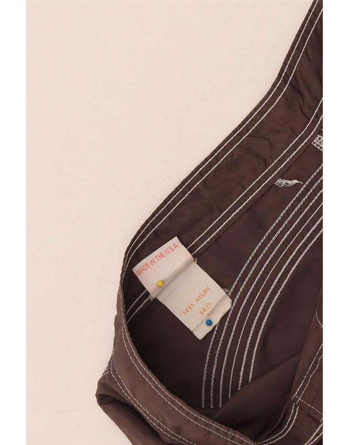 Sundek Herren-Badeshorts aus mittelgrauem Colourblock-Nylon