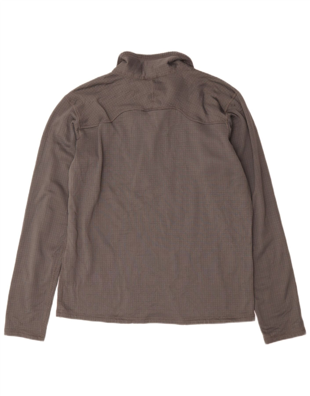 Patagonia Herren-Trainingsanzug mit Reißverschluss am Hals, großes, graues Polyester
