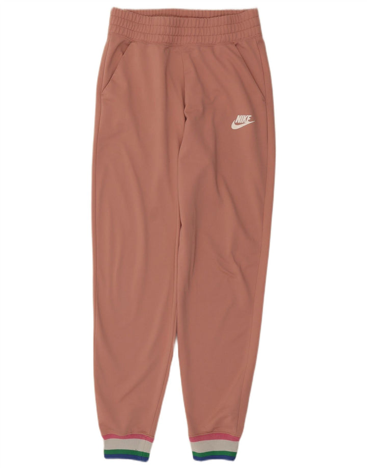 Nike Damen-Trainingshose, Jogginghose, UK 10, Größe S, rosa, Polyester