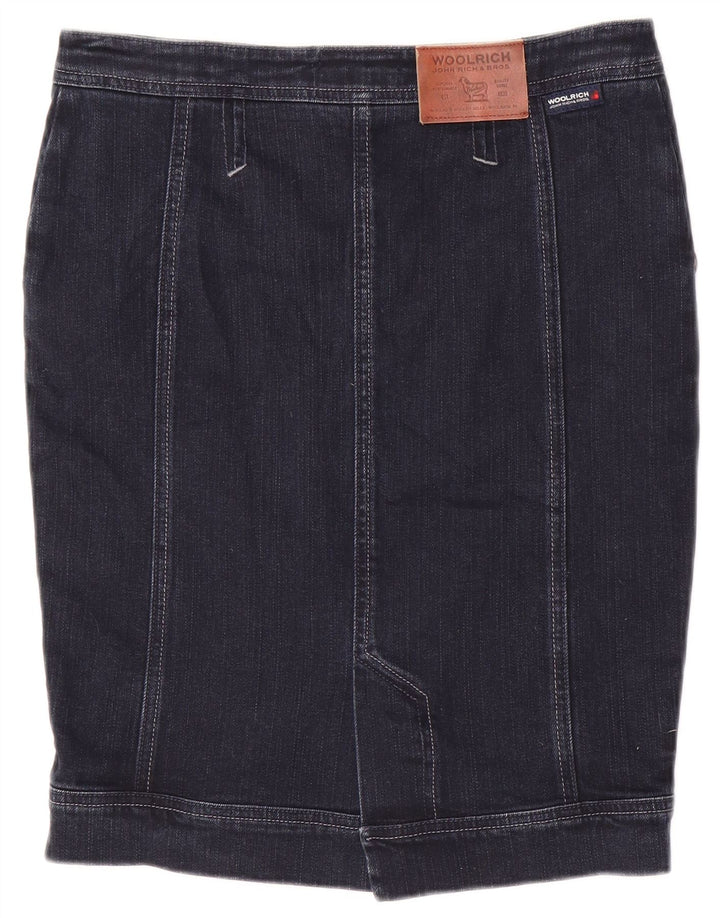 Woolrich Damen Jeansrock W29 Mittel Marineblau