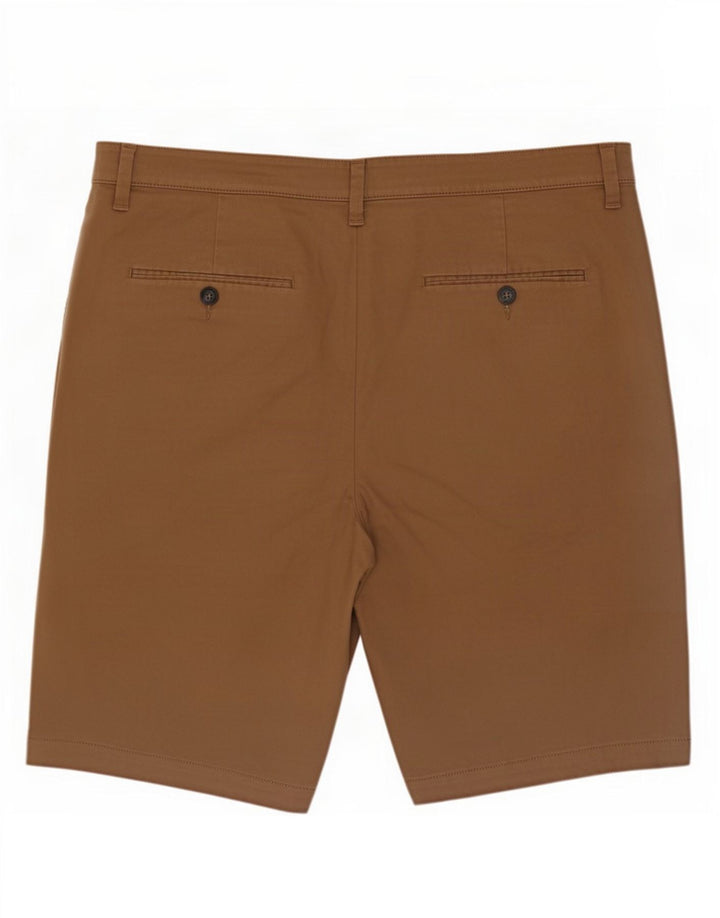 Marks & Spencer Herren-Chinoshorts, Größe L, W36, Beige, Baumwolle