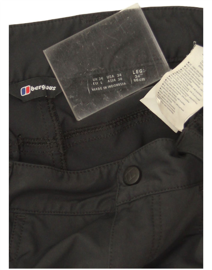 Berghaus Herren Cargo Wasserdichte Hose W34 L34 Schwarz Polyamid