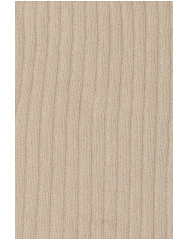Zara Damen Weste Tank Top UK 12 Mittelweiße Baumwolle