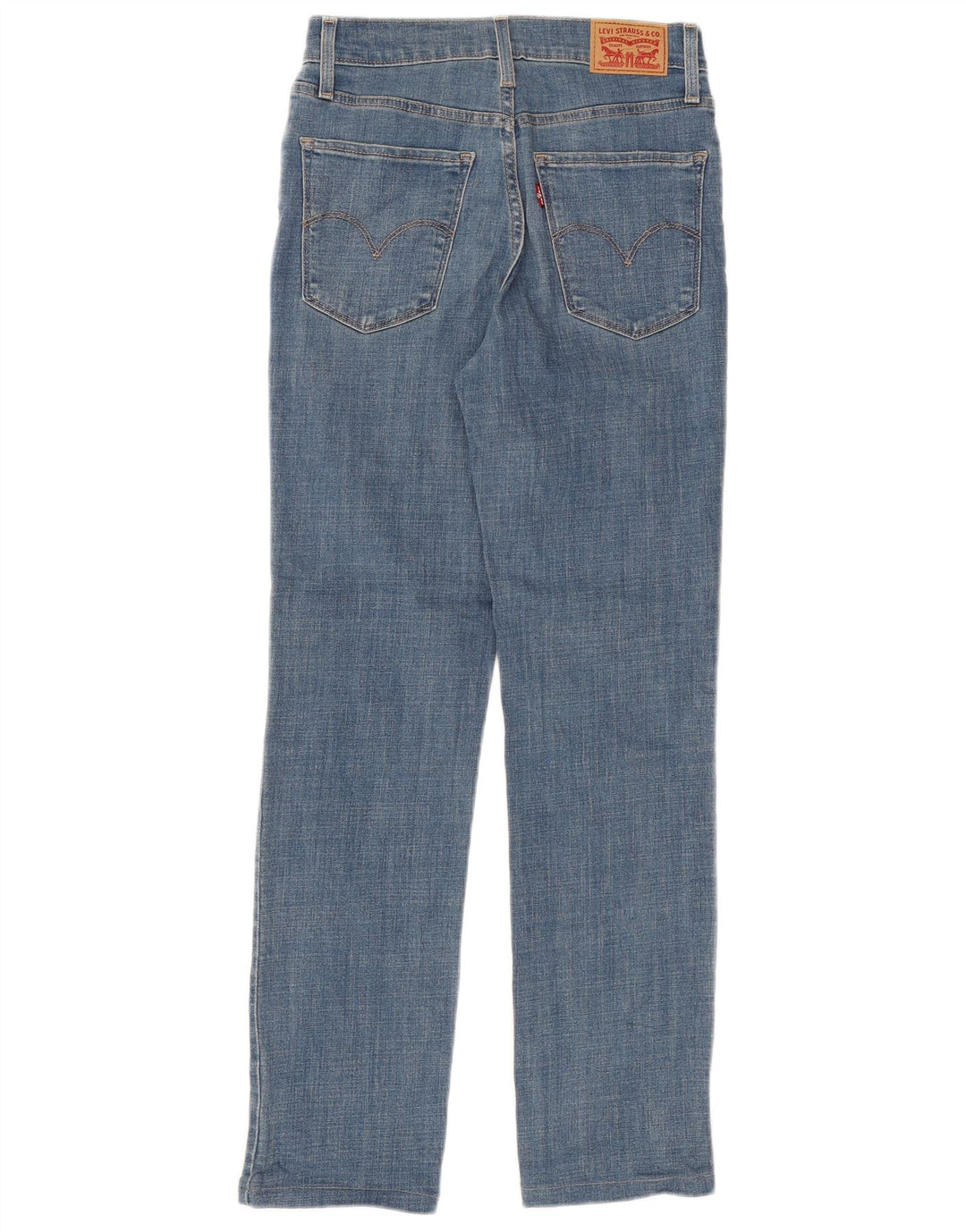 LEVI'S Damen 724 High Rise Straight Jeans W26 L32 Blau