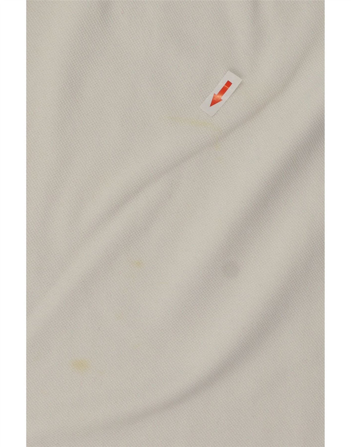 HENRI LLOYD Herren Rugby-Poloshirt XL, weiße Baumwolle