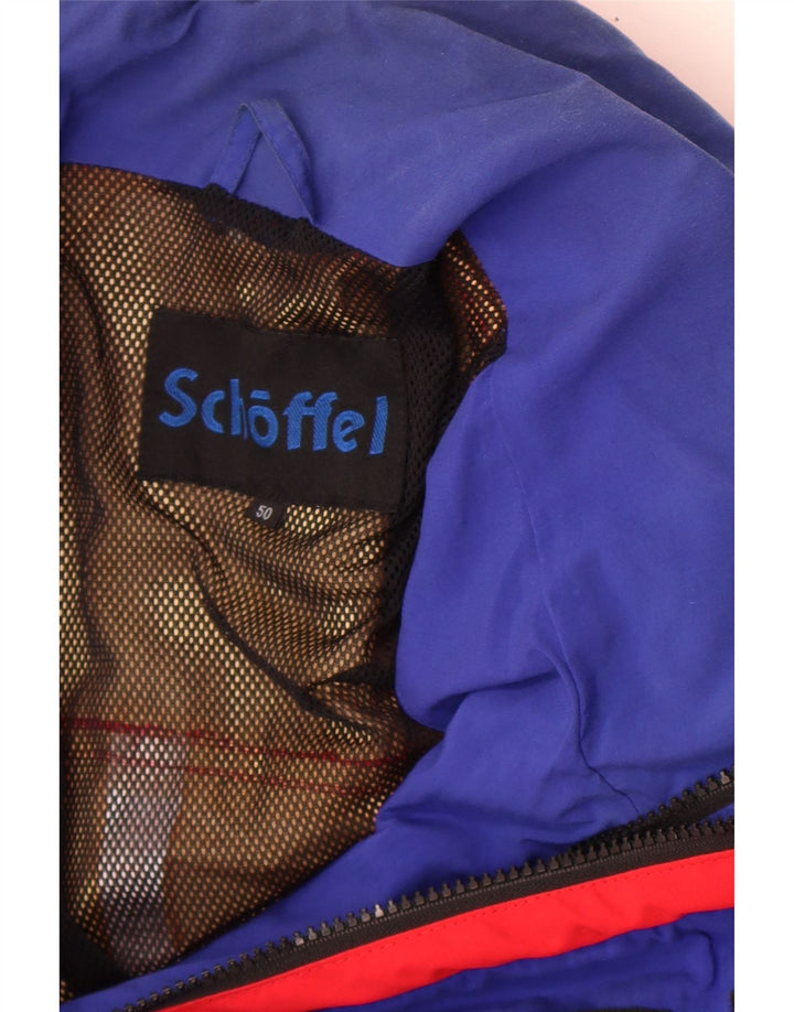 Schöffel Herren-Regenjacke mit Kapuze, EU 50, Größe L, Rot