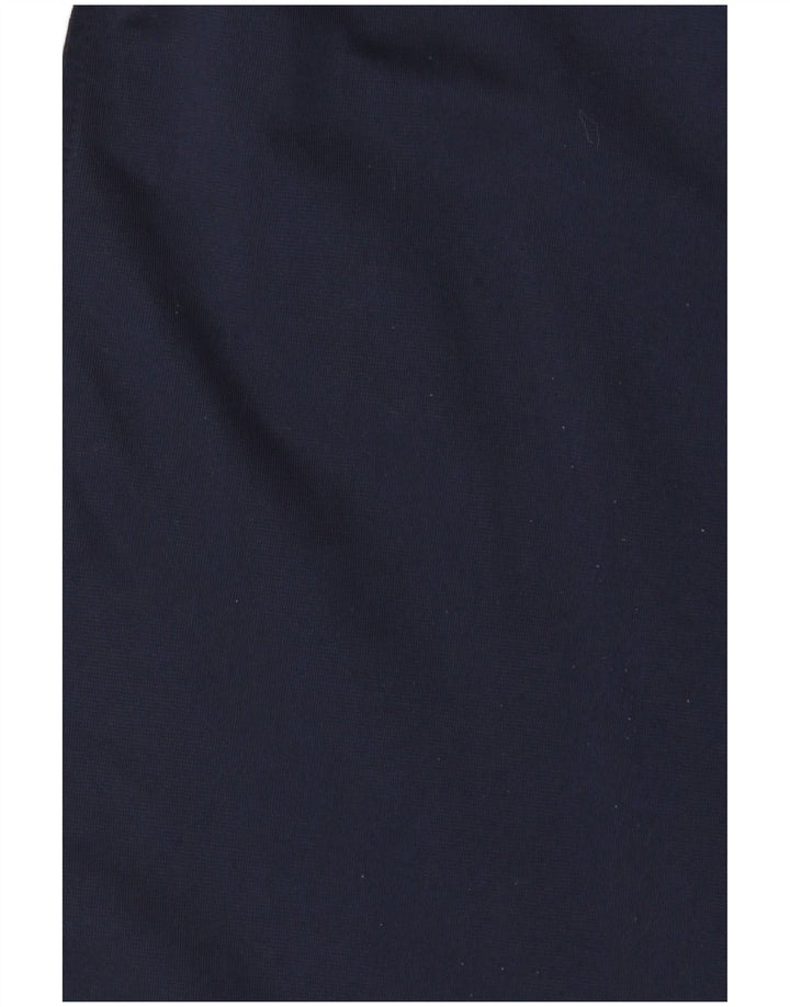 Asics Trainingshose für Jungen, 13–14 Jahre, marineblaues Farbblock-Polyester