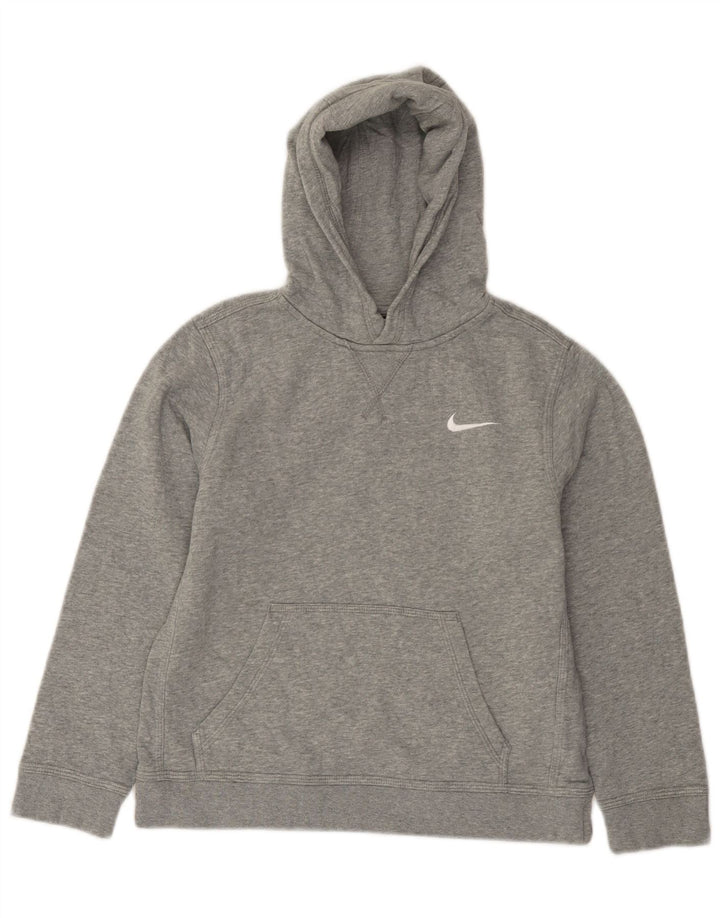 Nike Kapuzenpullover für Jungen, 10–11 Jahre, mittelgrau meliert