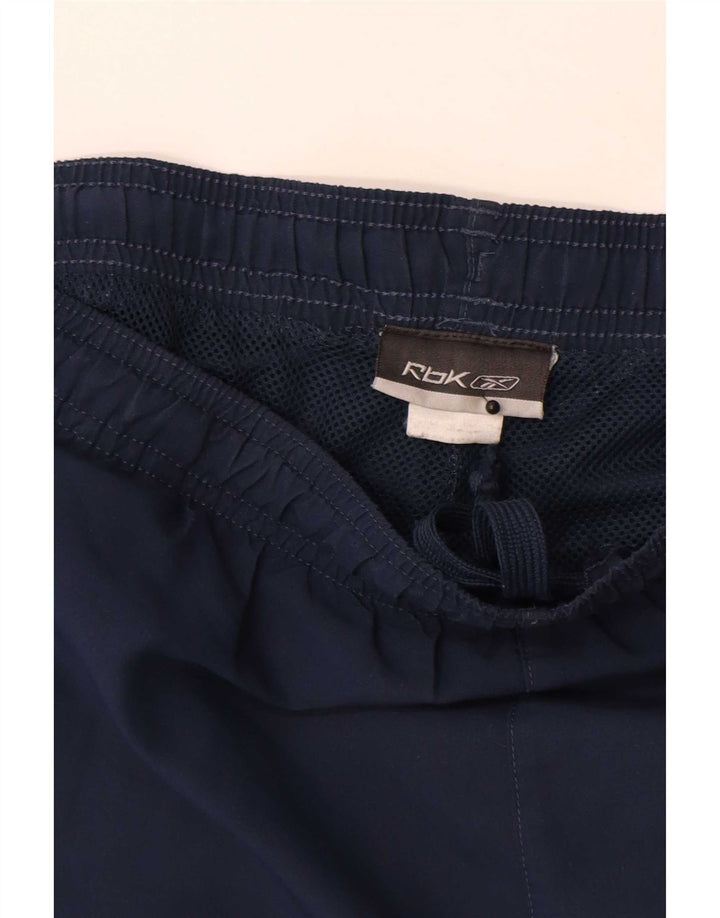 Reebok Herren-Trainingshose, Jogginghose, Größe L, Marineblau