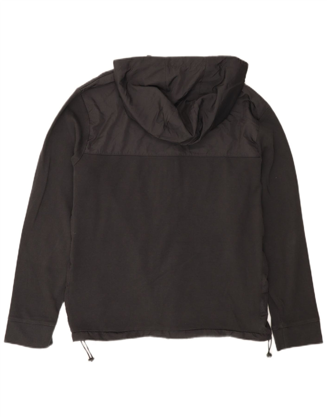 Zara Herren-Kapuzenpullover mit Reißverschluss, mittelgrau