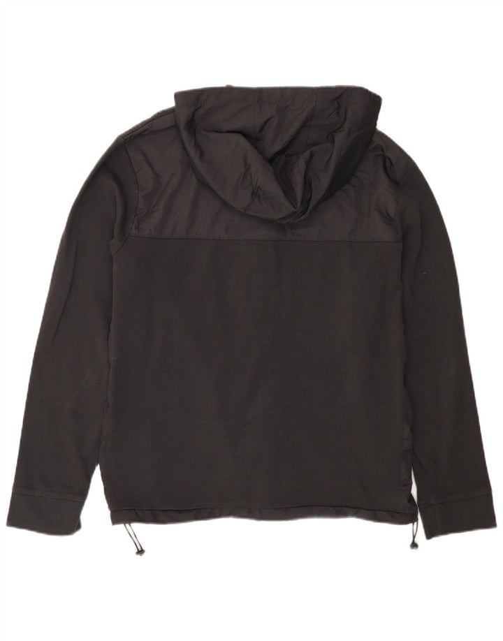 Zara Herren-Kapuzenpullover mit Reißverschluss, mittelgrau