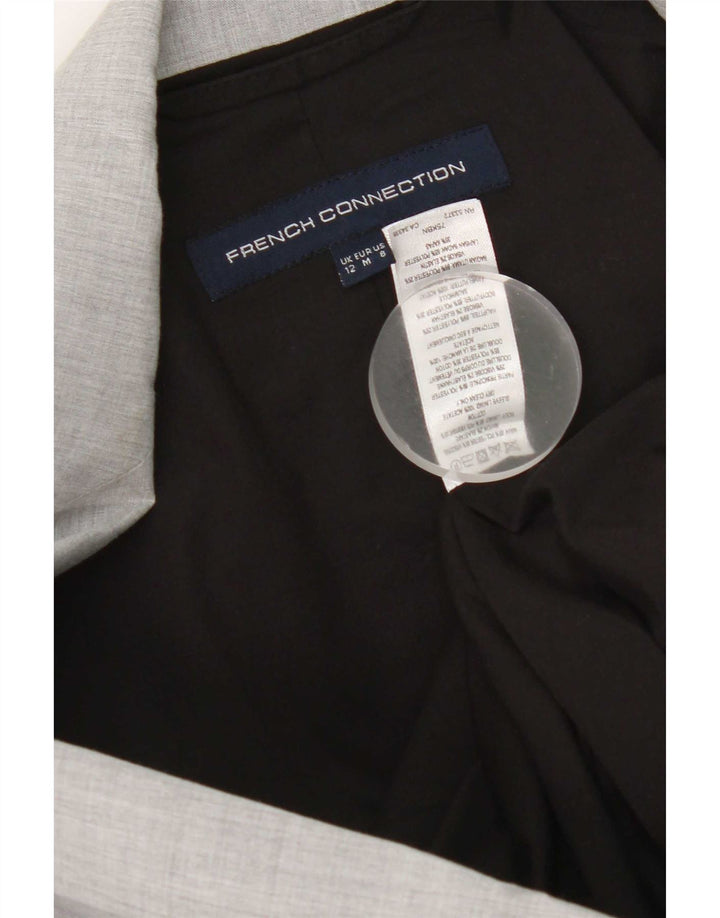 French Connection Damen-Blazerjacke, UK 12, mittelgrau, klassisch