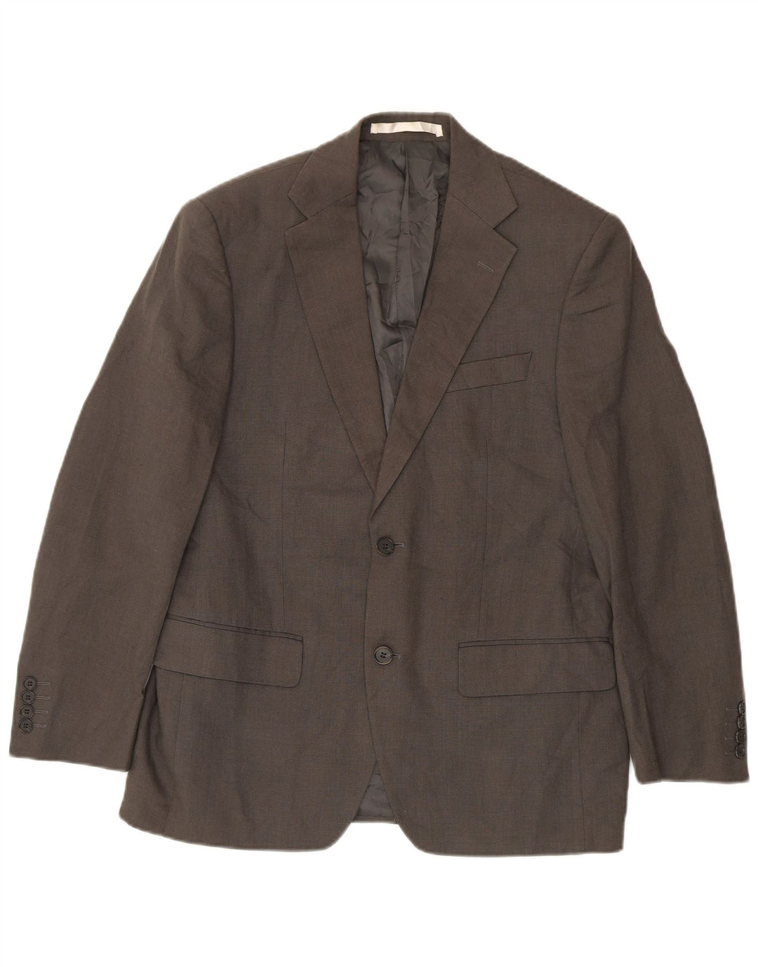 Marks & Spencer Herren-Blazer mit 2 Knöpfen, UK 38, mittelgrünes Leinen