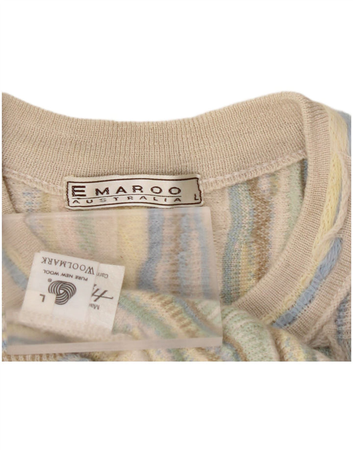 EMAROO AUSTRALIA Damen Strickjacke UK 14 Large Mehrfarbig