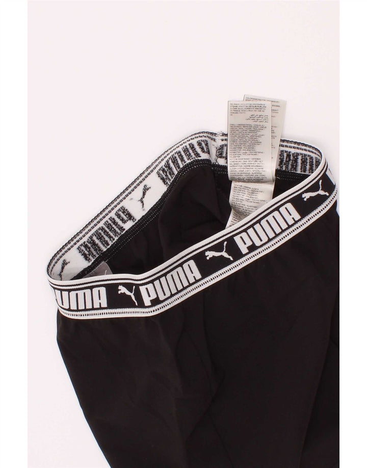 Puma Girls Graphic Sport Shorts 9–10 Jahre, schwarzes Polyester