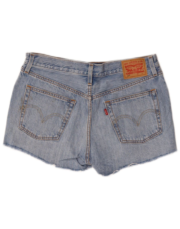 LEVI'S Damen 501 Jeansshorts W29 mittelblaue Baumwolle