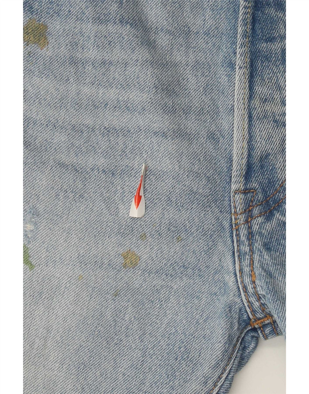 Levi's Herren 501 Distressed Straight Jeans W30 L34 Blaue Baumwolle