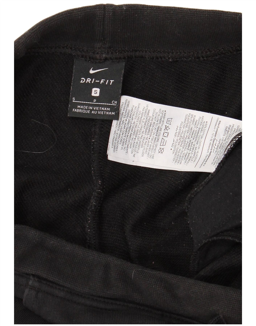 NIKE Damen-Trainingshose, Jogginghose, Größe S, Größe S, Schwarz, Baumwolle, UK 10