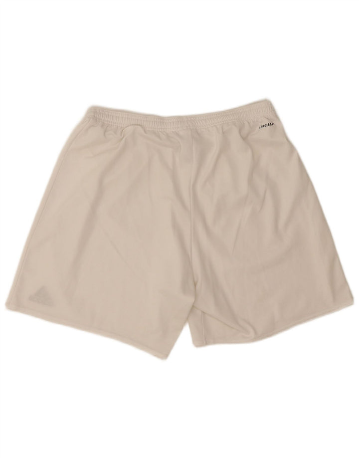 Adidas Herren Aeroready Sport Shorts Großes weißes Polyester