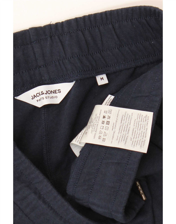 Jack & Jones Herren-Sportshorts mit Grafik, mittelgroß, marineblau, Baumwolle