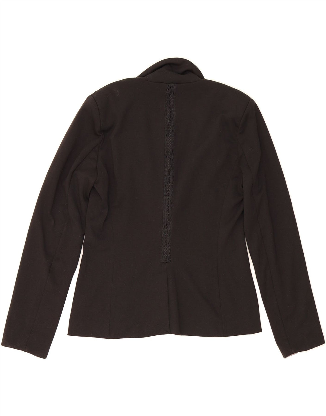 DESIGUAL Womens 1 Button Blazer Jacket EU 40 Medium Black Polyester Vintage Desigual and Second-Hand Desigual from Messina Hembry 