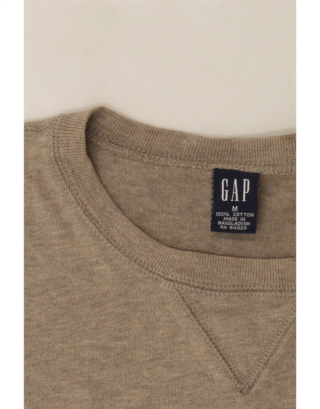 Gap Herren-Oberteil, langärmelig, mittelbeige Baumwolle
