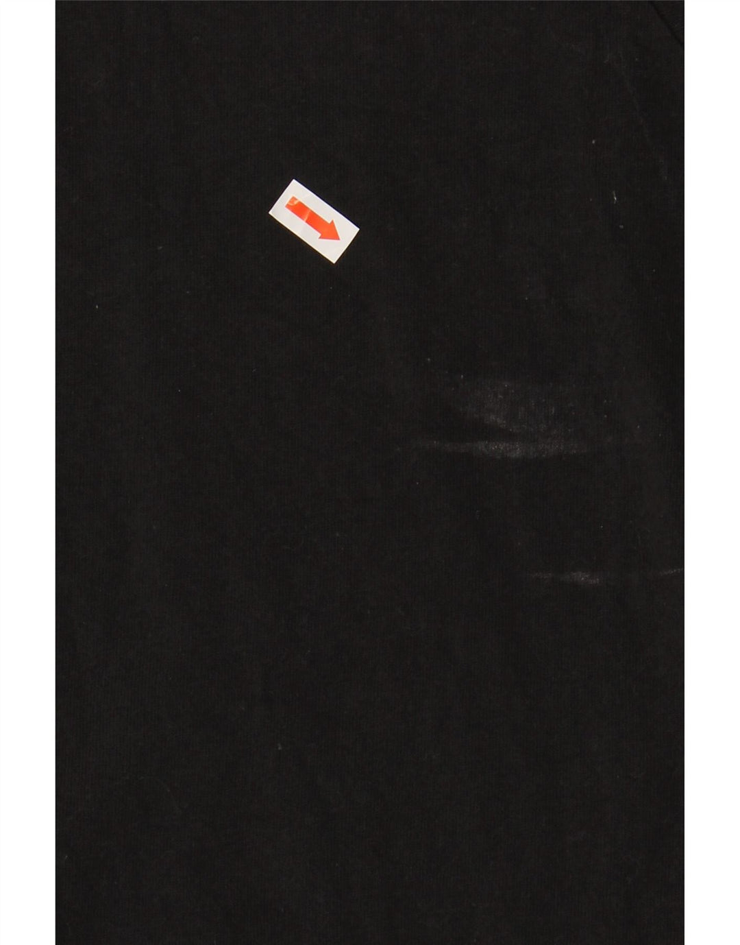 ADIDAS Damen Top Langarm UK 16/18 Große schwarze Baumwolle