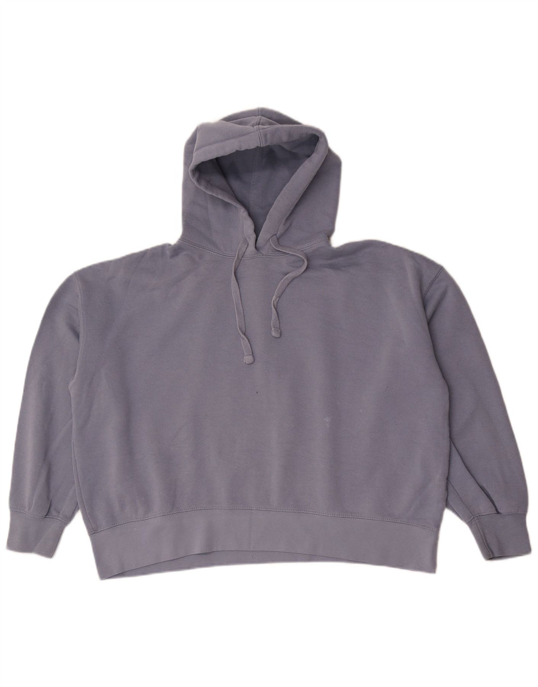 Zara Damen Übergroßer Kapuzenpullover UK 10 Small Blau Polyester