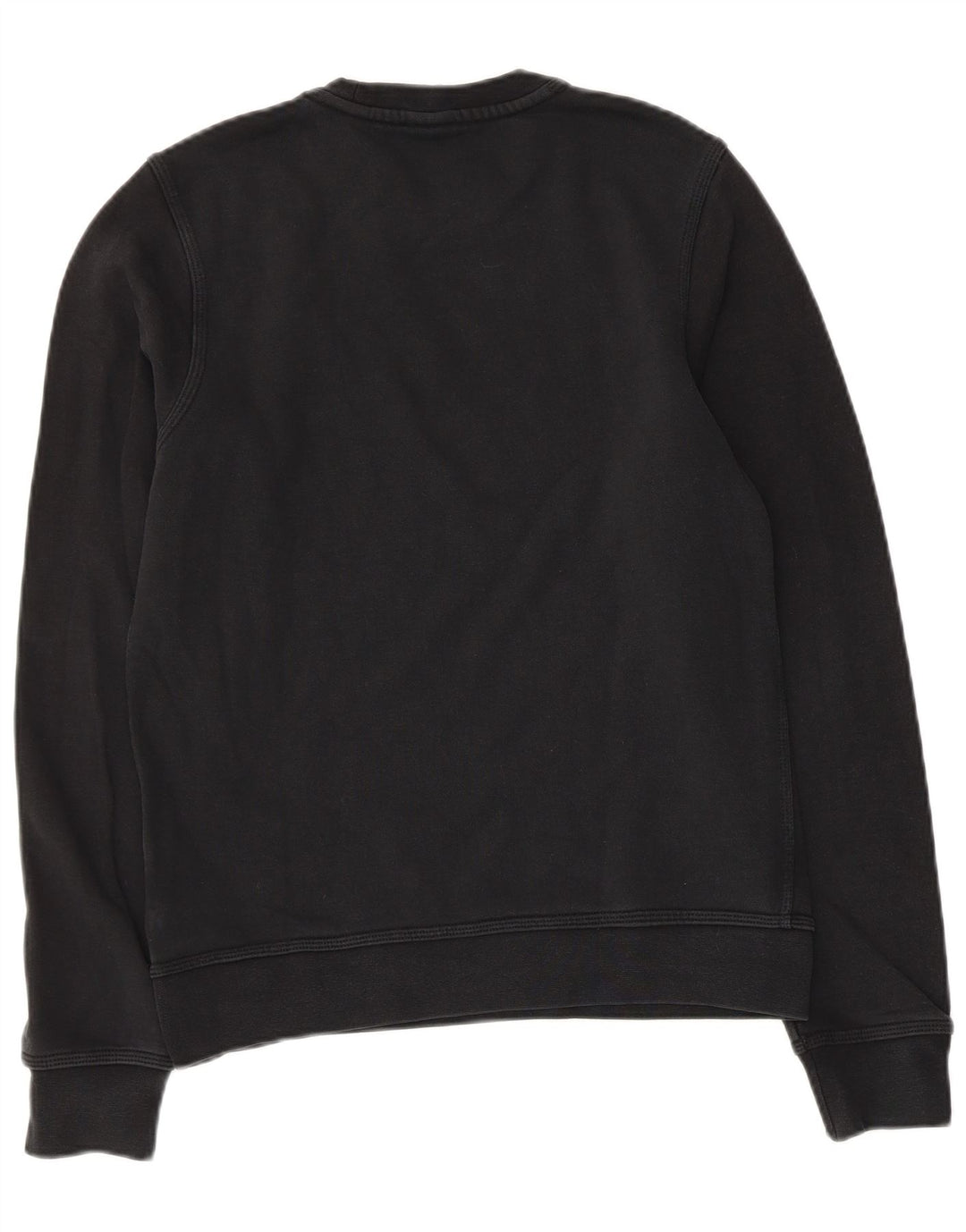 Nike Damen Sweatshirt Pullover UK 10 Small Schwarz Baumwolle