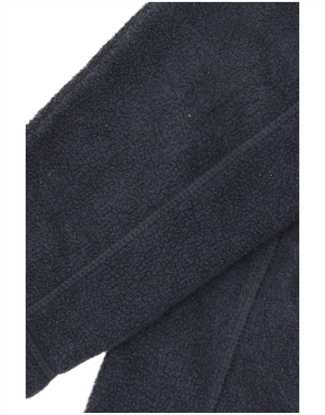 Fat Face Jungen-Fleecepullover mit Reißverschluss am Hals, 10–11 Jahre, marineblaues Polyester