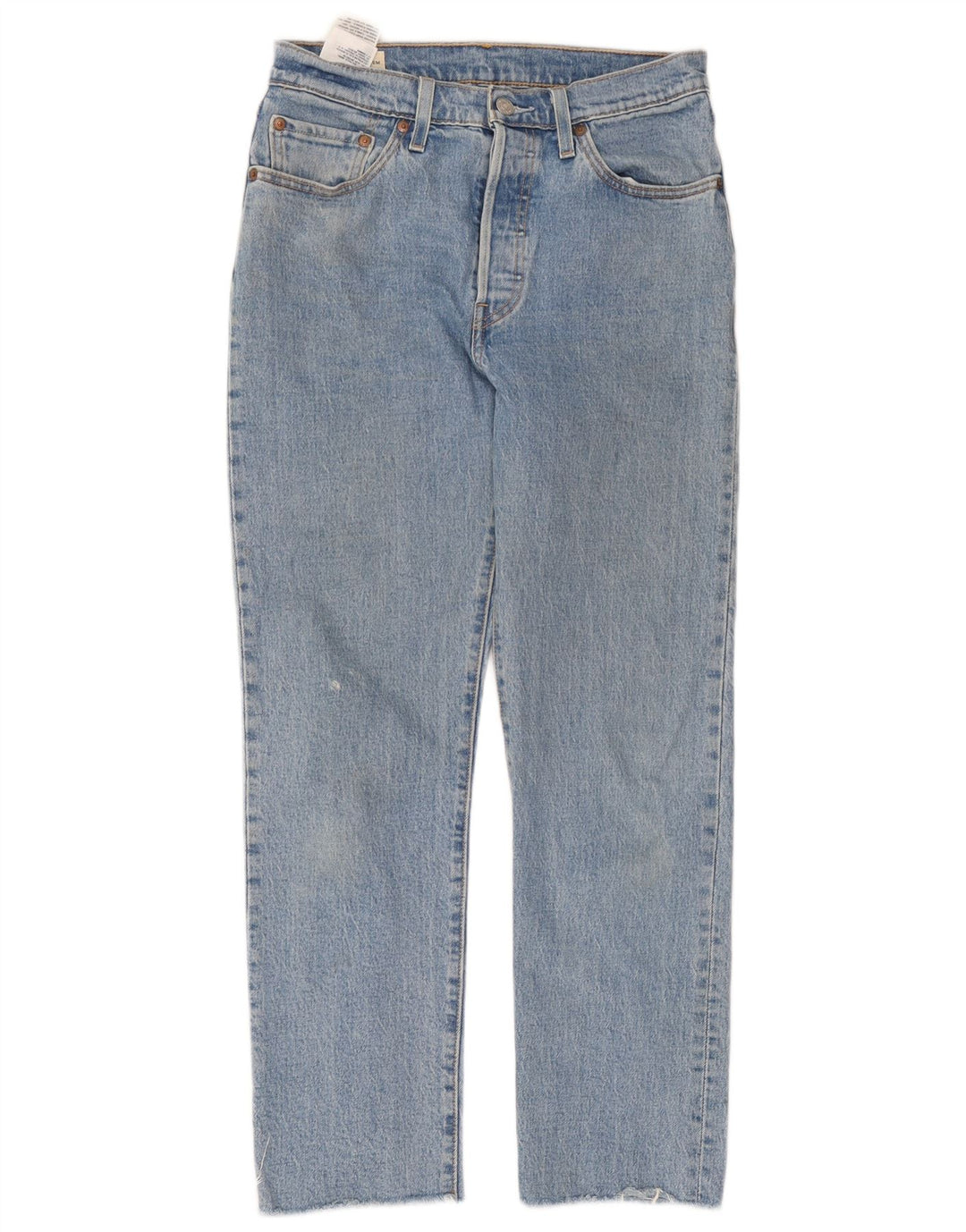 Levi's Damen 501 Straight Jeans W28 L28 Blaue Baumwolle