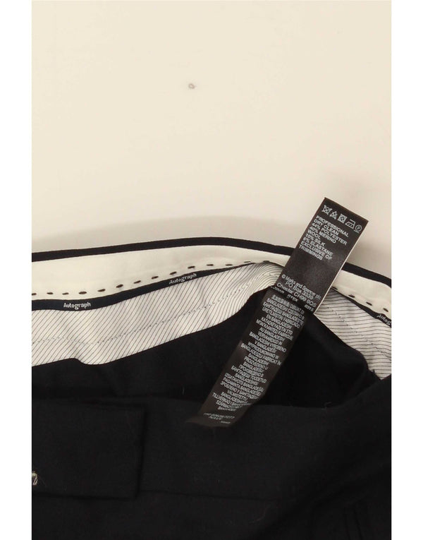 Marks & Spencer Damen Chinohose UK 12 M W32 L30 Marineblau