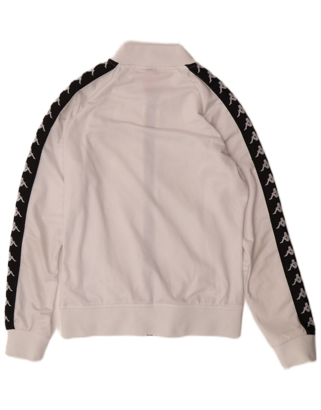 KAPPA Mädchen-Trainingsanzug mit grafischem Oberteil, 11–12 Jahre, Größe S, Weiß