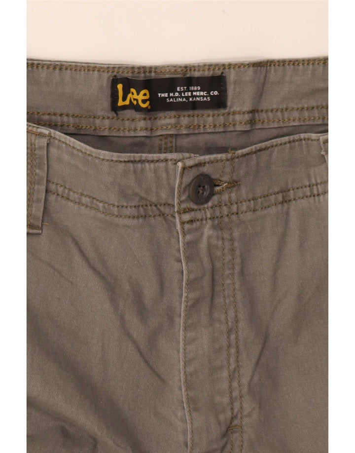 Lee Herren gerade Cargohose W32 L31 Grau