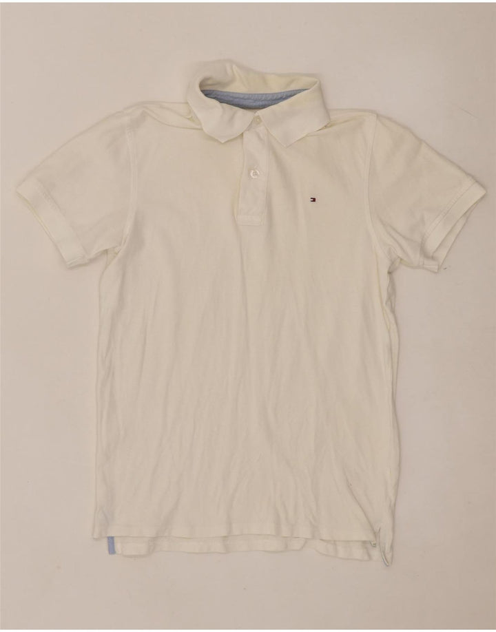 TOMMY HILFIGER Jungen Poloshirt 13-14 Jahre Weiß