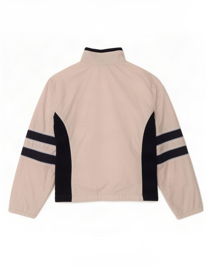 Puma Damen-Trainingsanzug-Top-Jacke, UK 14, mittelweiß, Farbblock