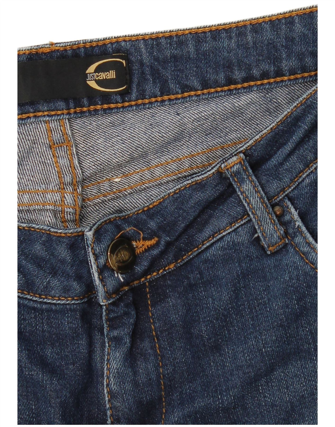 JUST CAVALLI Damen Bootcut-Jeans W30 L34 Blau